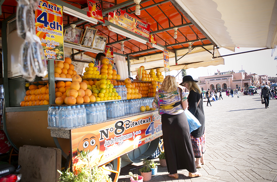 orange juice, jamil fna marrakech morocco, heidi roland photography, Aluna adventure