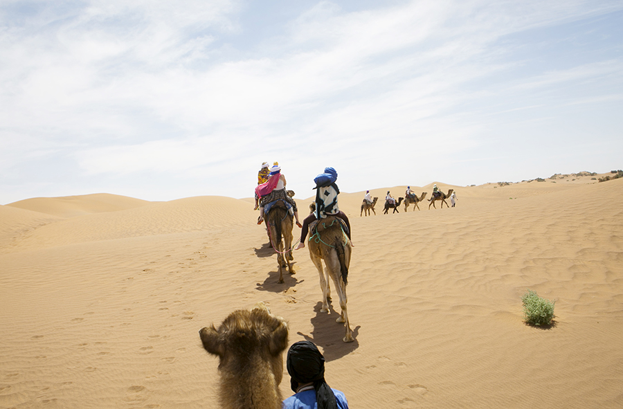 camel ride in Sahara desert, Heidi Roland photography, Bivouac Chegaga