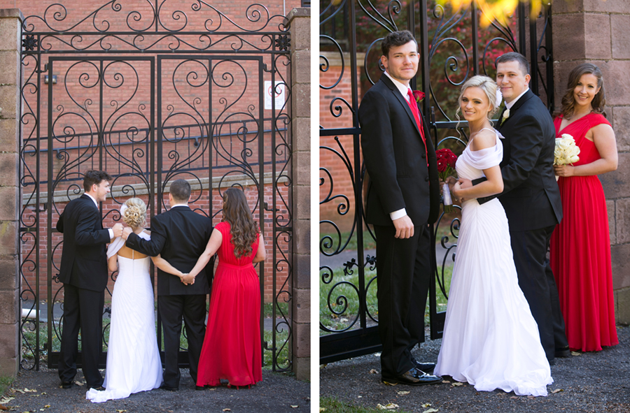 Golden Gates Wedding, Philadelphia Wedding, Heidi Roland Photography, bridal party, roses