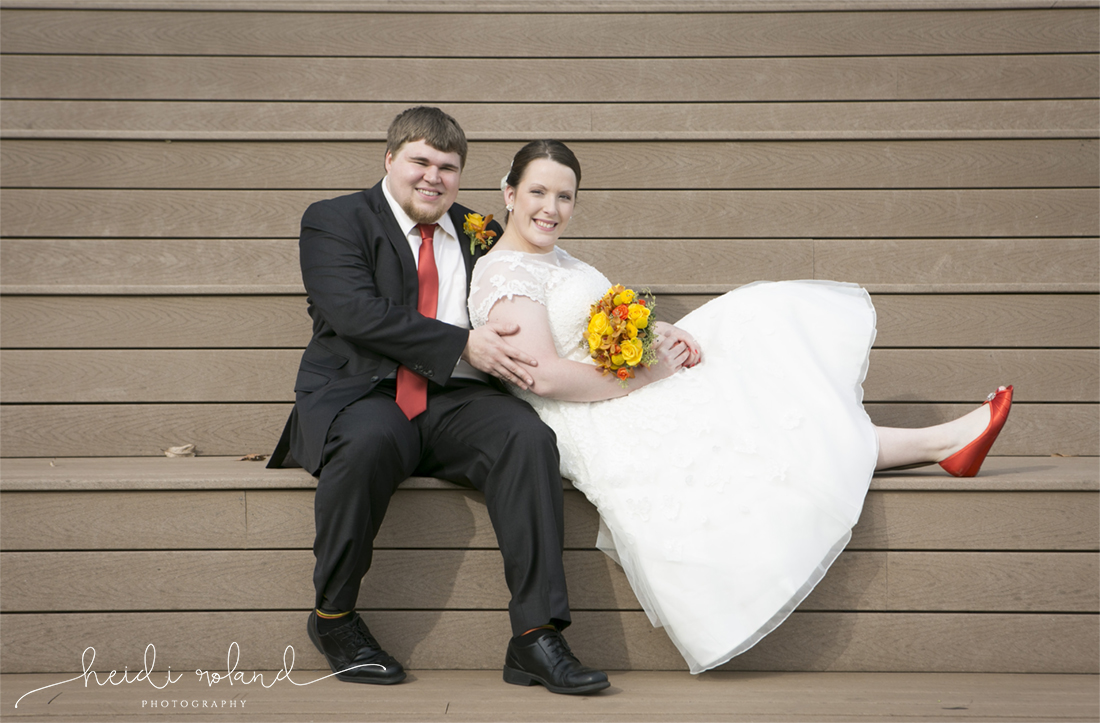 Intimate race street pier wedding, Heidi Roland Photography, Philadelphia PA Wedding, bridal portraits, red shoes