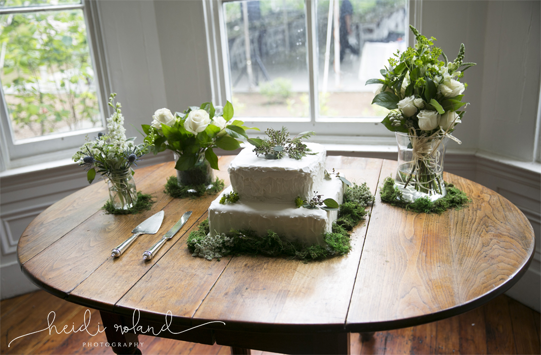 awbury arboretum wedding, wedding cake