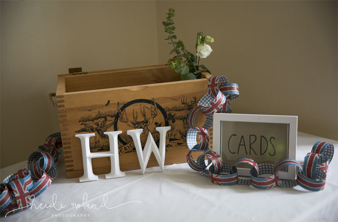 awbury arboretum wedding, card table details
