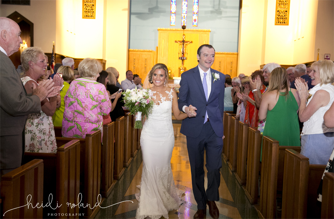 Icona Golden Inn wedding, just married in church