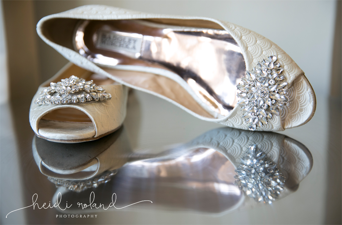 Valley Green Inn Wedding, flat wedding shoes