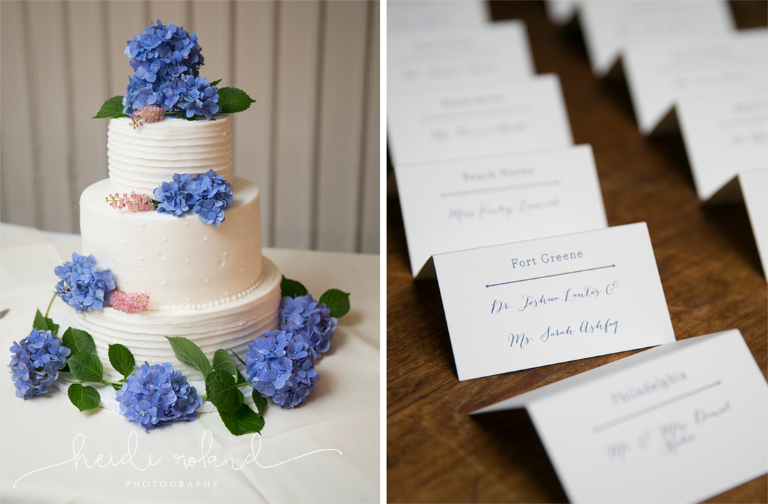 Valley Green Inn Wedding, reception details, cake, card table