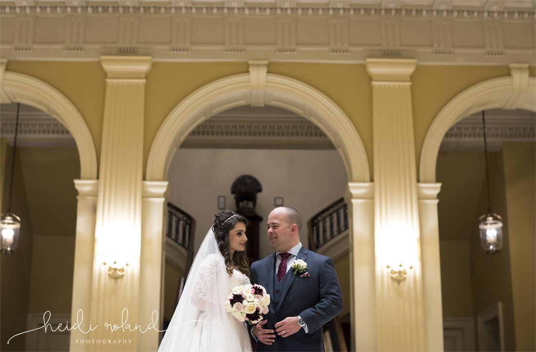 Racquet Club Of Philadelphia Wedding elegant bridal portrait 