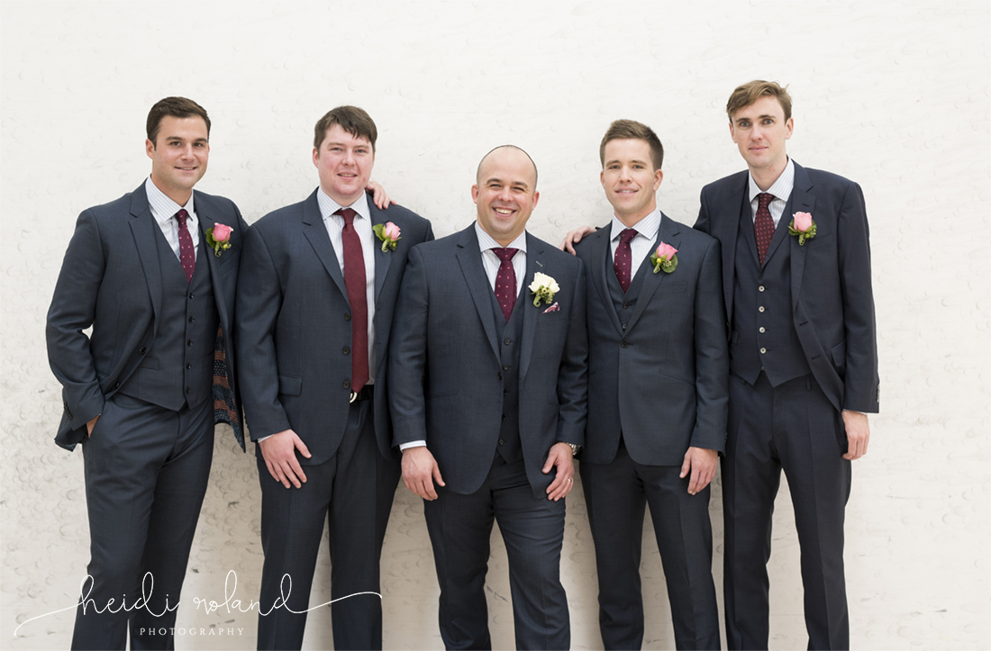 Fall Racquet Club Of Philadelphia Wedding groomsmen