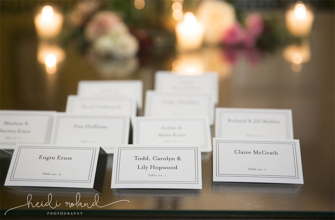 Racquet Club Of Philadelphia Wedding guest cards