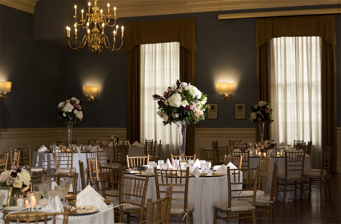 reception decor Racquet Club Of Philadelphia Wedding 