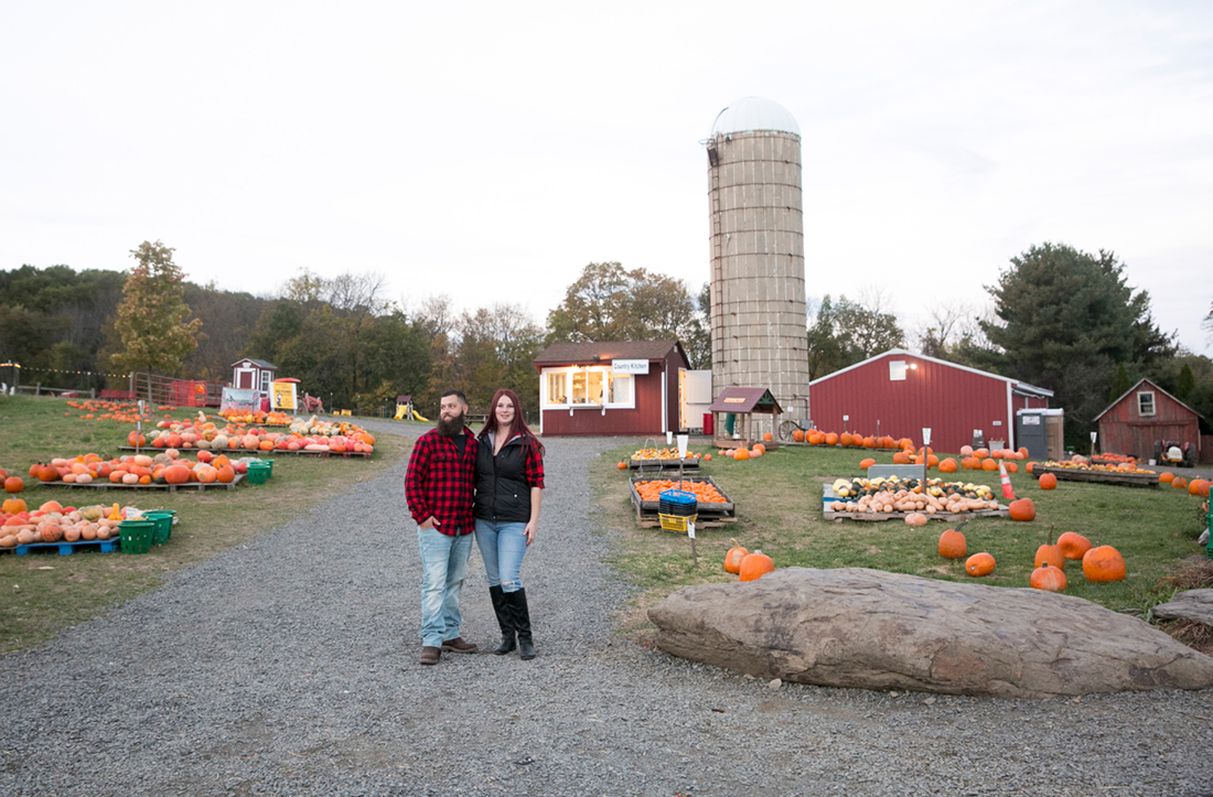 Farm Engagement Session, Hellerick's Family Farm, Pumpkin patch portraits, country farm