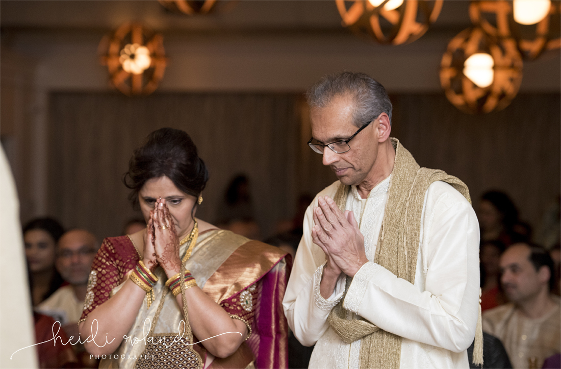 interfaith wedding Pomme, Hindu ceremony