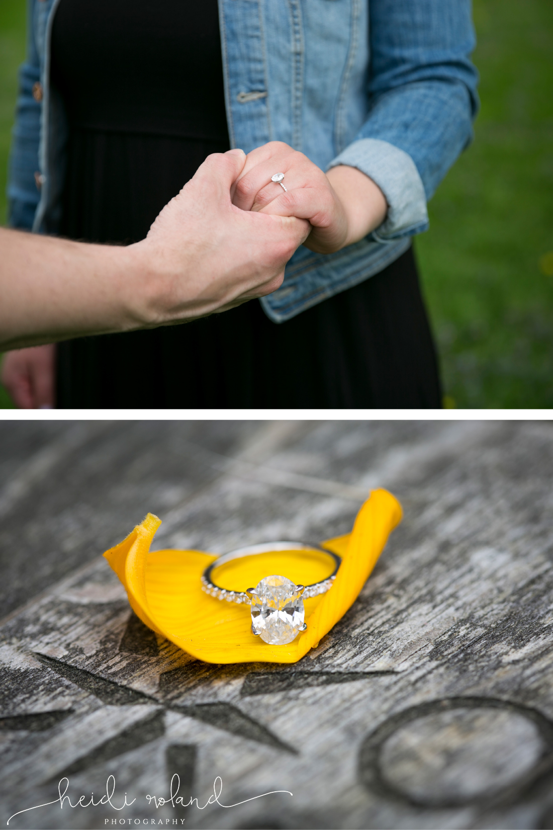 Grace Winery Proposal, engagement ring, Heidi Roland Wedding Photography