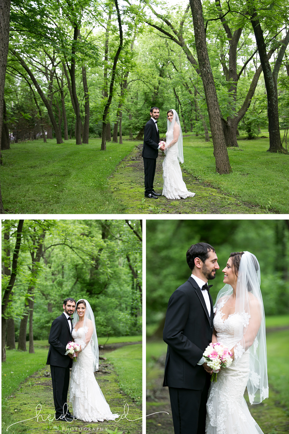  wedding portraits in the woods ay Bridgetown Mill House Country Inn 