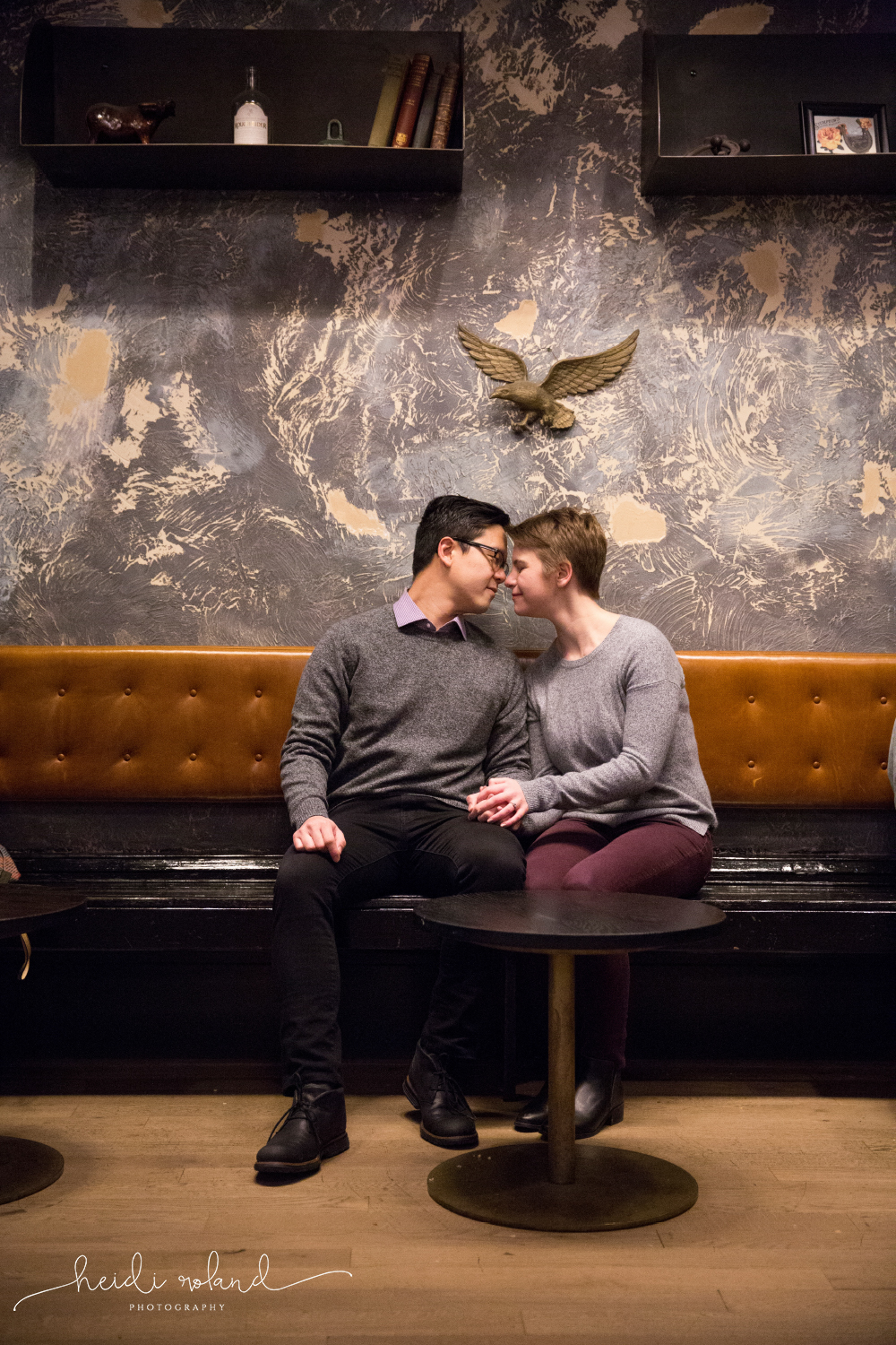 Rival Brothers coffee shop Philadelphia engagement photos