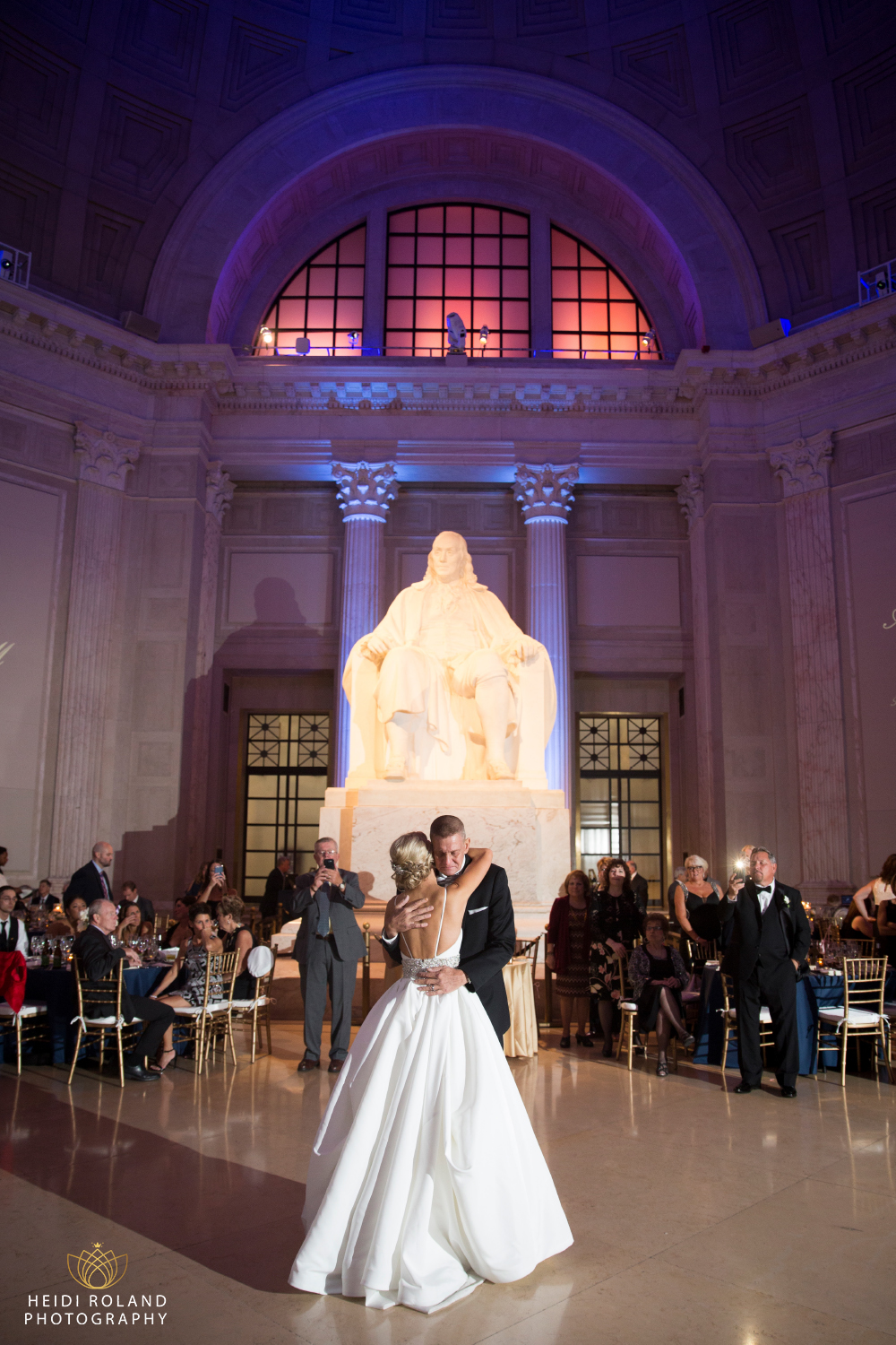 Wedding Reception at The Franklin Institute father daughter dance