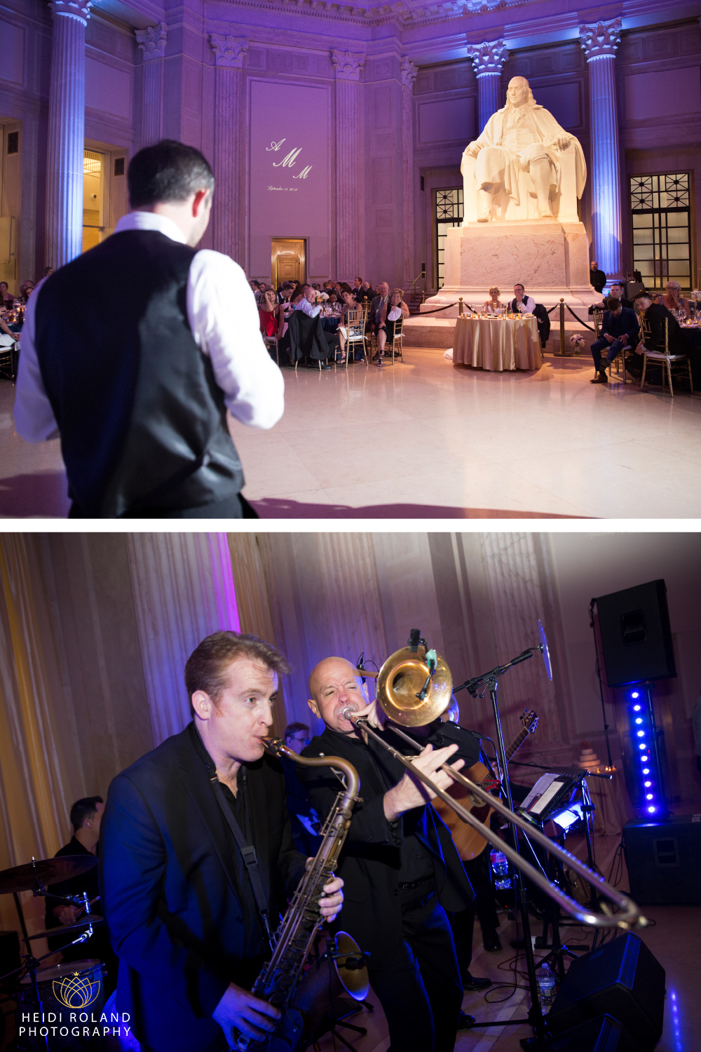 Wedding Reception at The Franklin Institute
