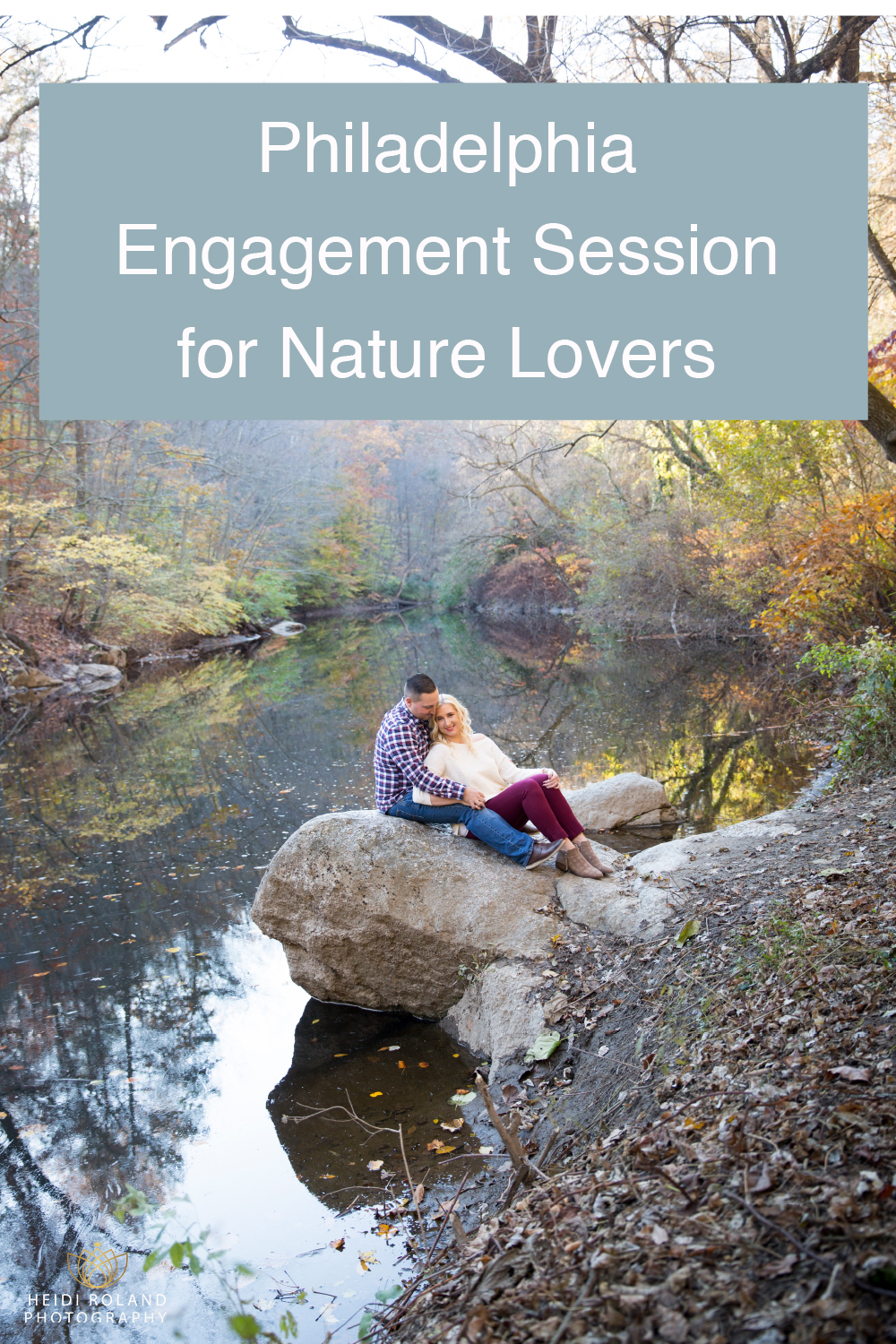 Philadelphia Engagement session for nature lovers by Heidi Roland Photography