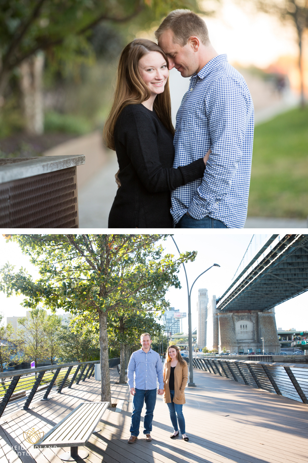 Race Street Pier engagement photos by Heidi Roland Photography