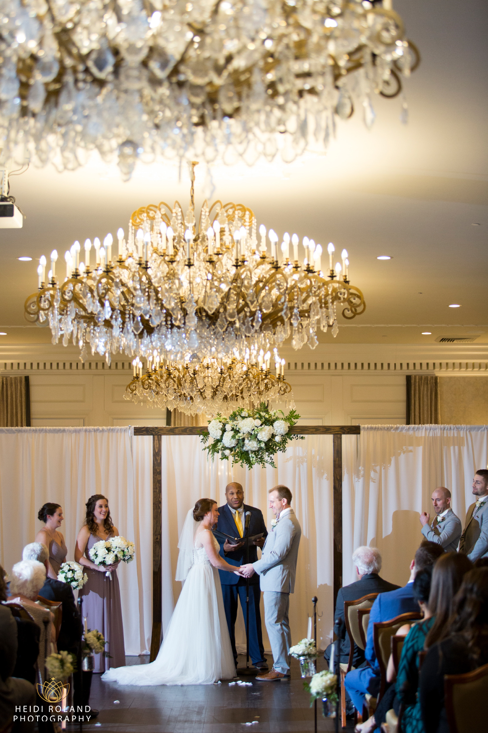 Blue Bell Country Club Winter Wedding