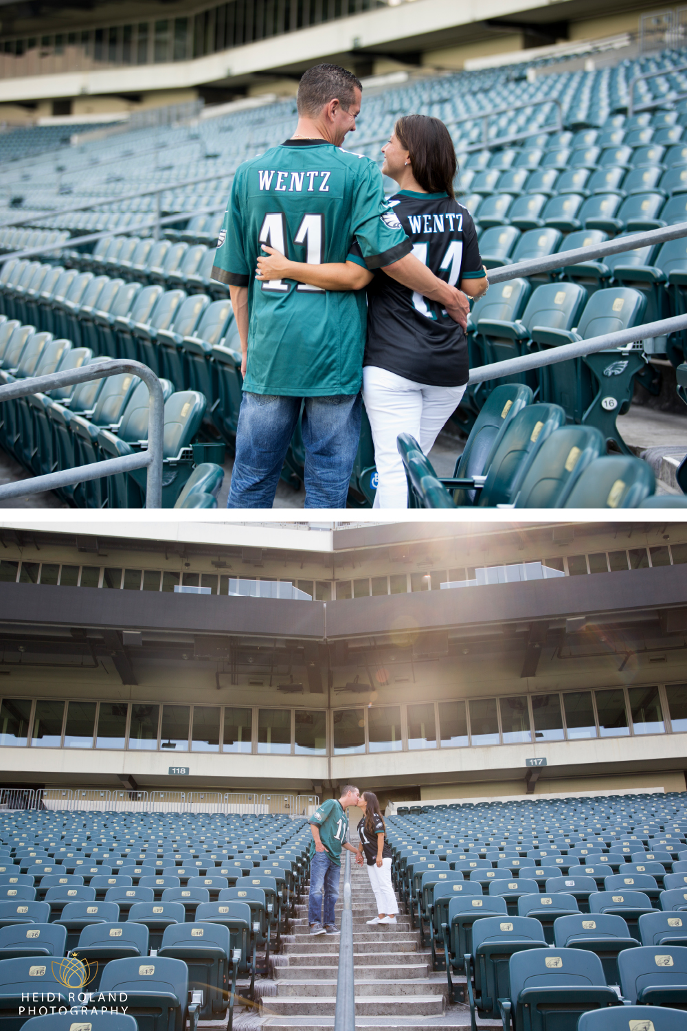 sports engagement session Philly 
