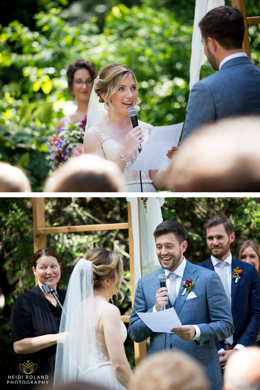 Awbury Arboretum wedding ceremony 