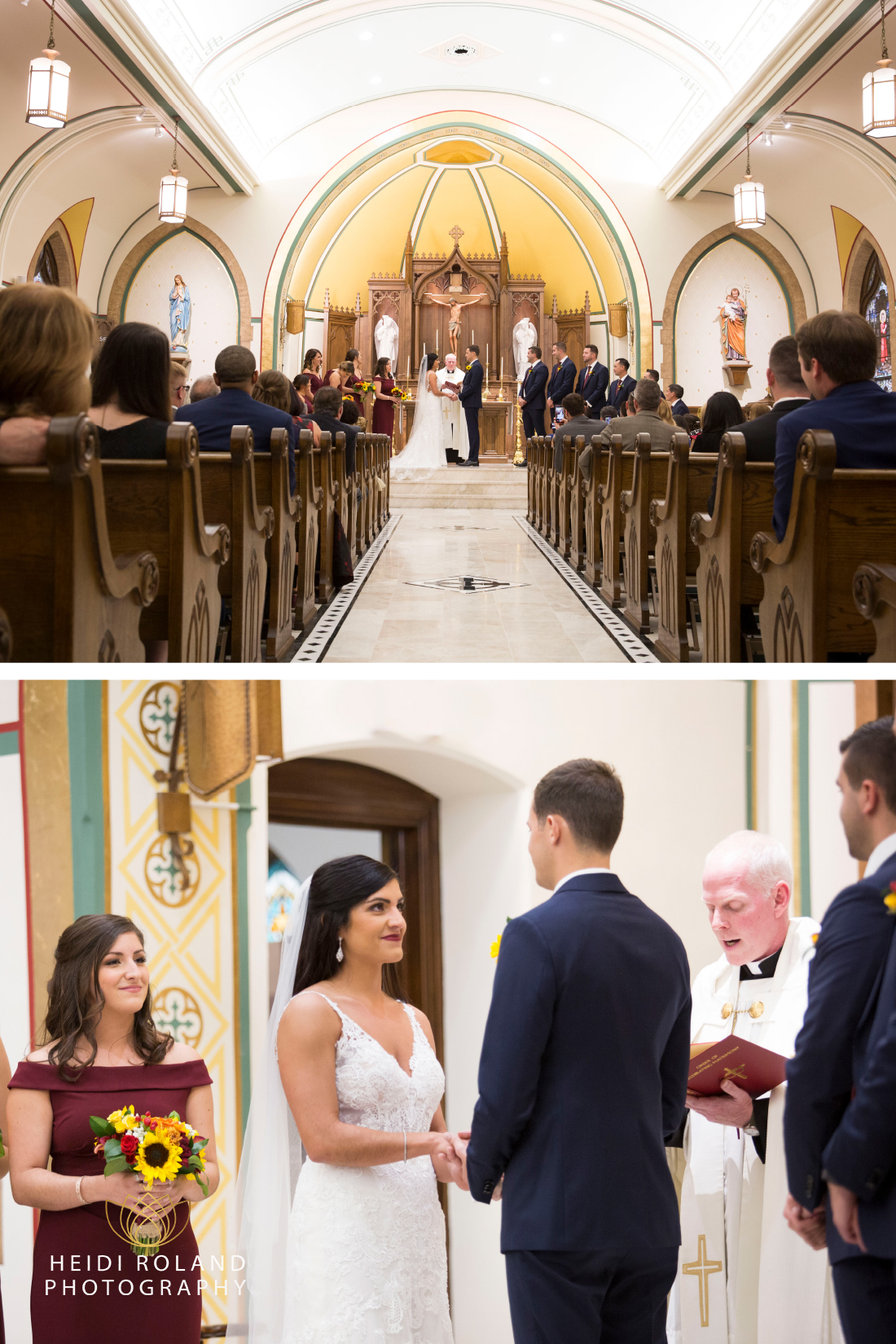 Church wedding photos