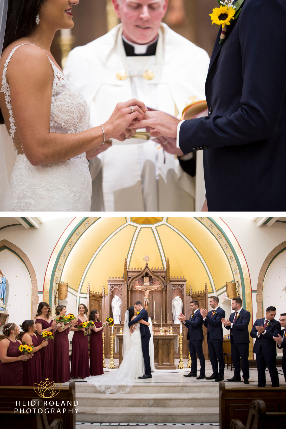 Wedding vows St Patricks church Kennett square PA