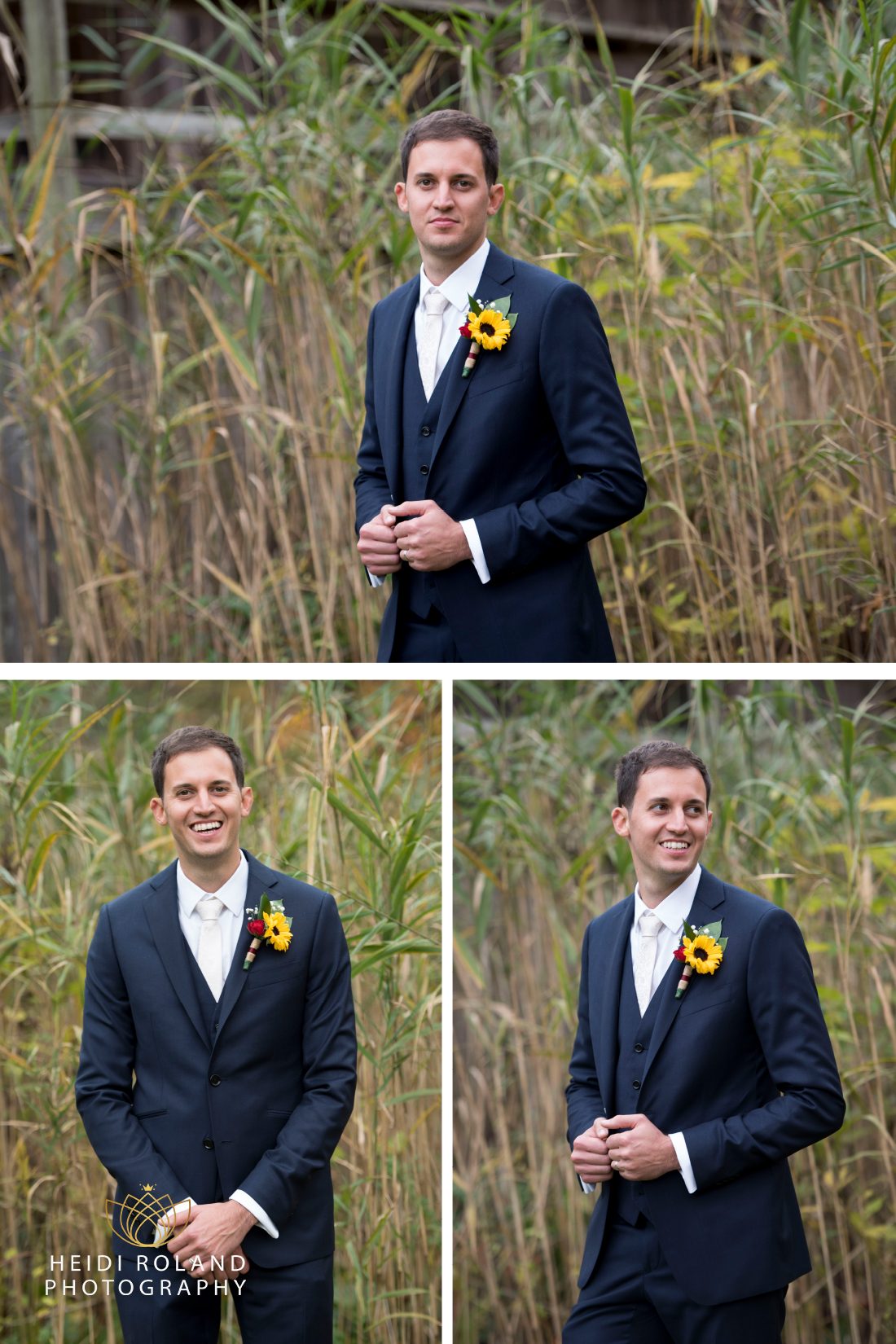 Fall groom portraits 