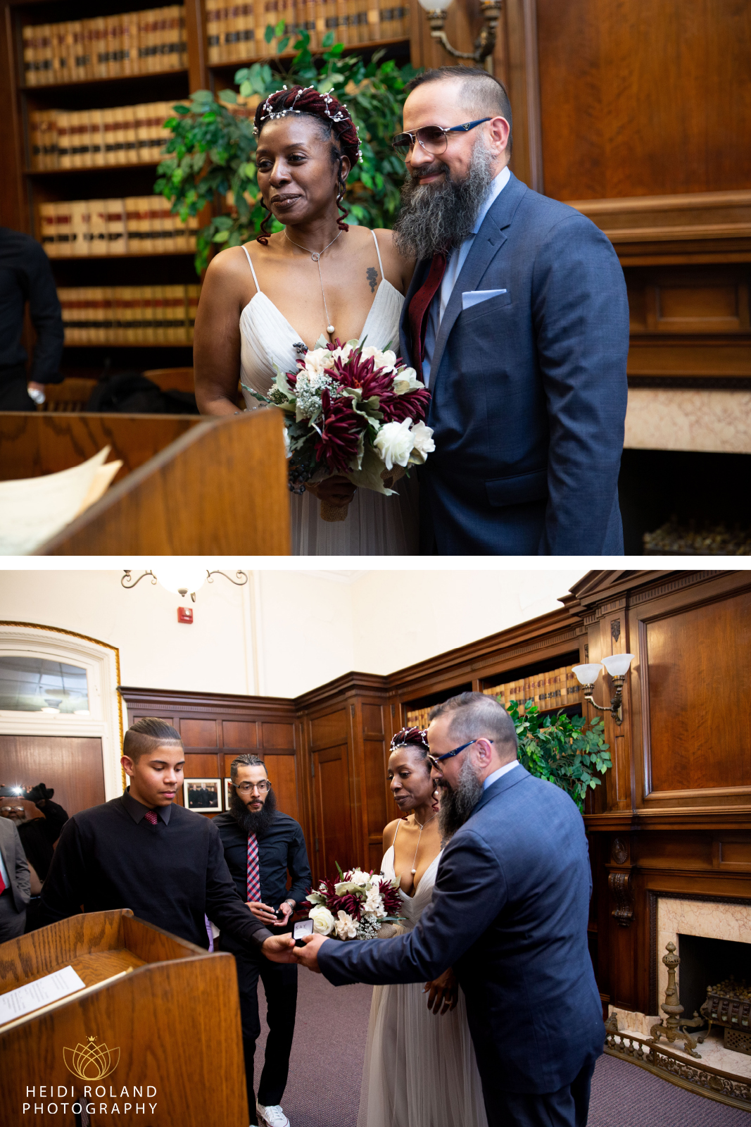 Micro wedding ceremony Philadelphia City Hall