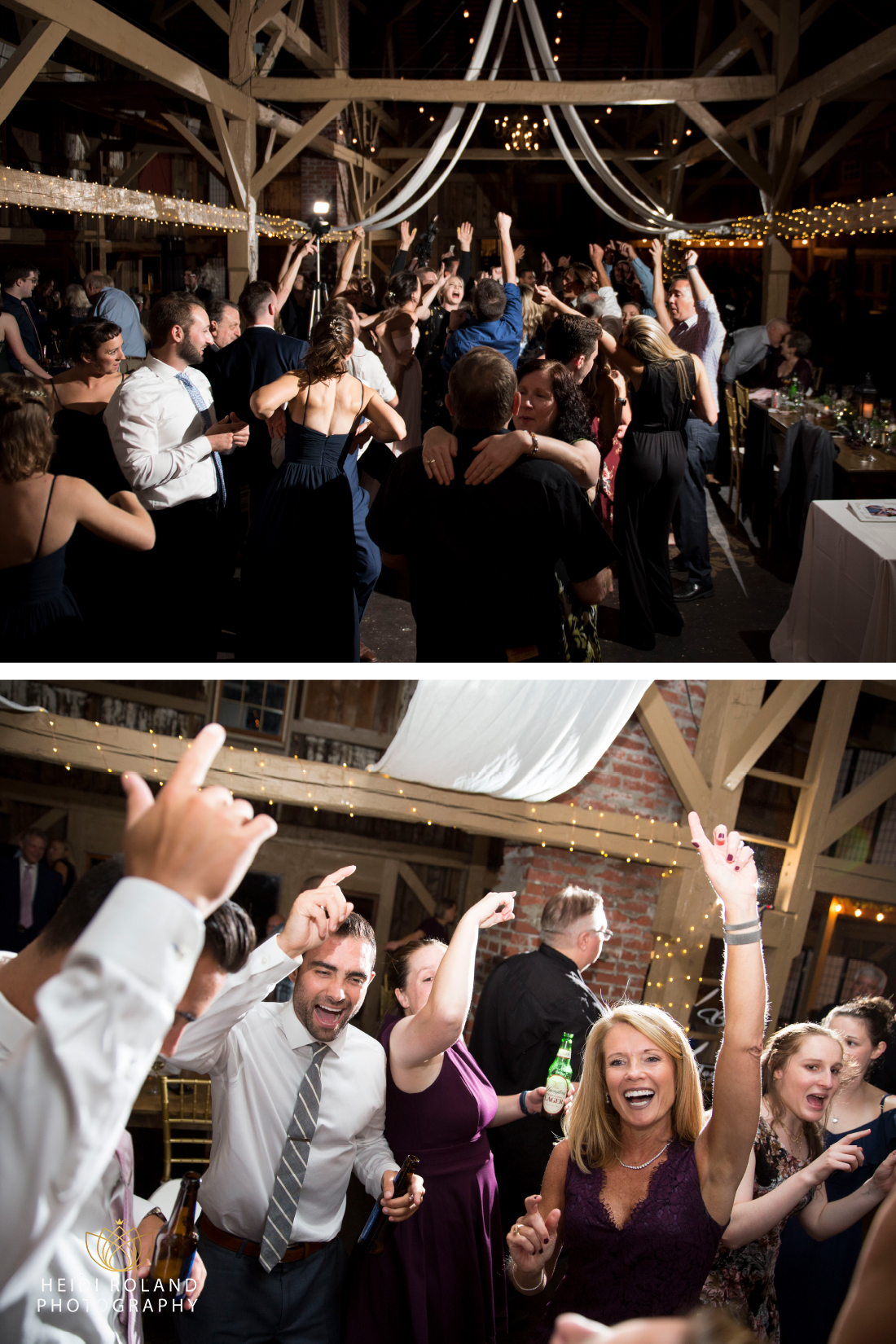 PA barn wedding reception dancing