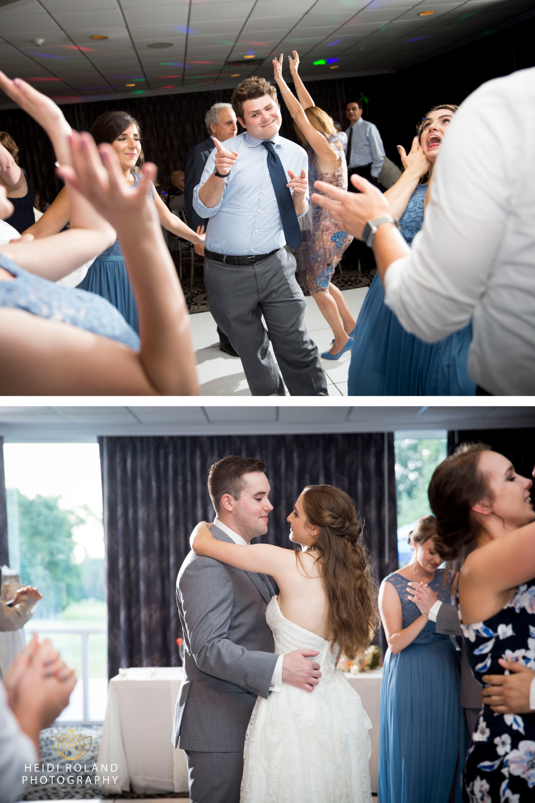 guests dancing at Ramblewood Country Club Wedding