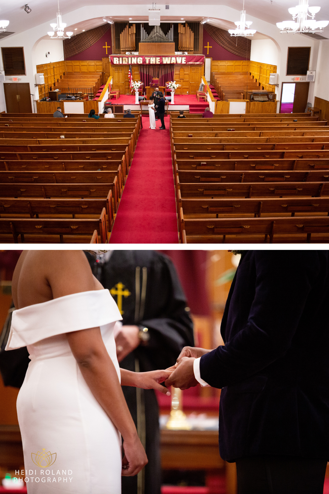 Small Philadelphia Baptist Church Wedding Ceremony