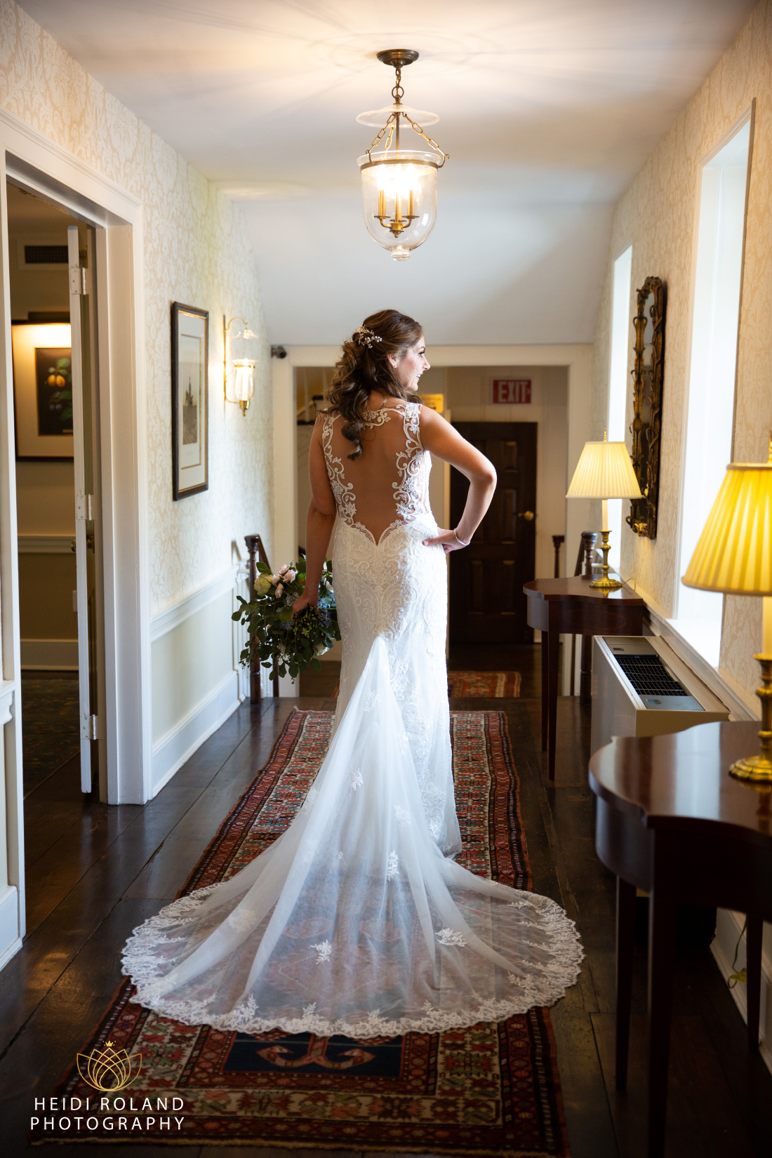 bride at Saucon Valley Country Club PA