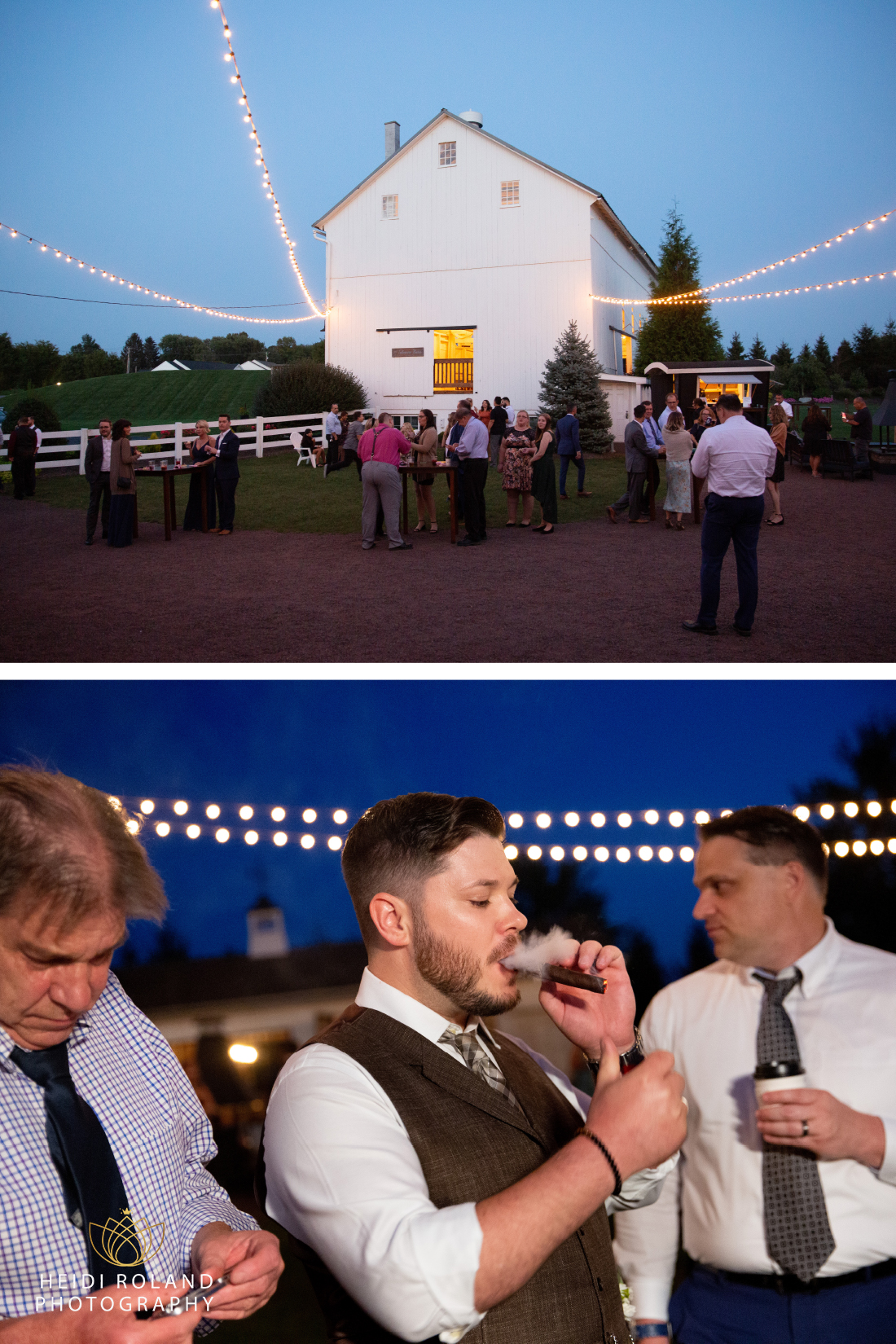 Cigar and Whisky Bar at Stoltzfus Homestead Wedding 