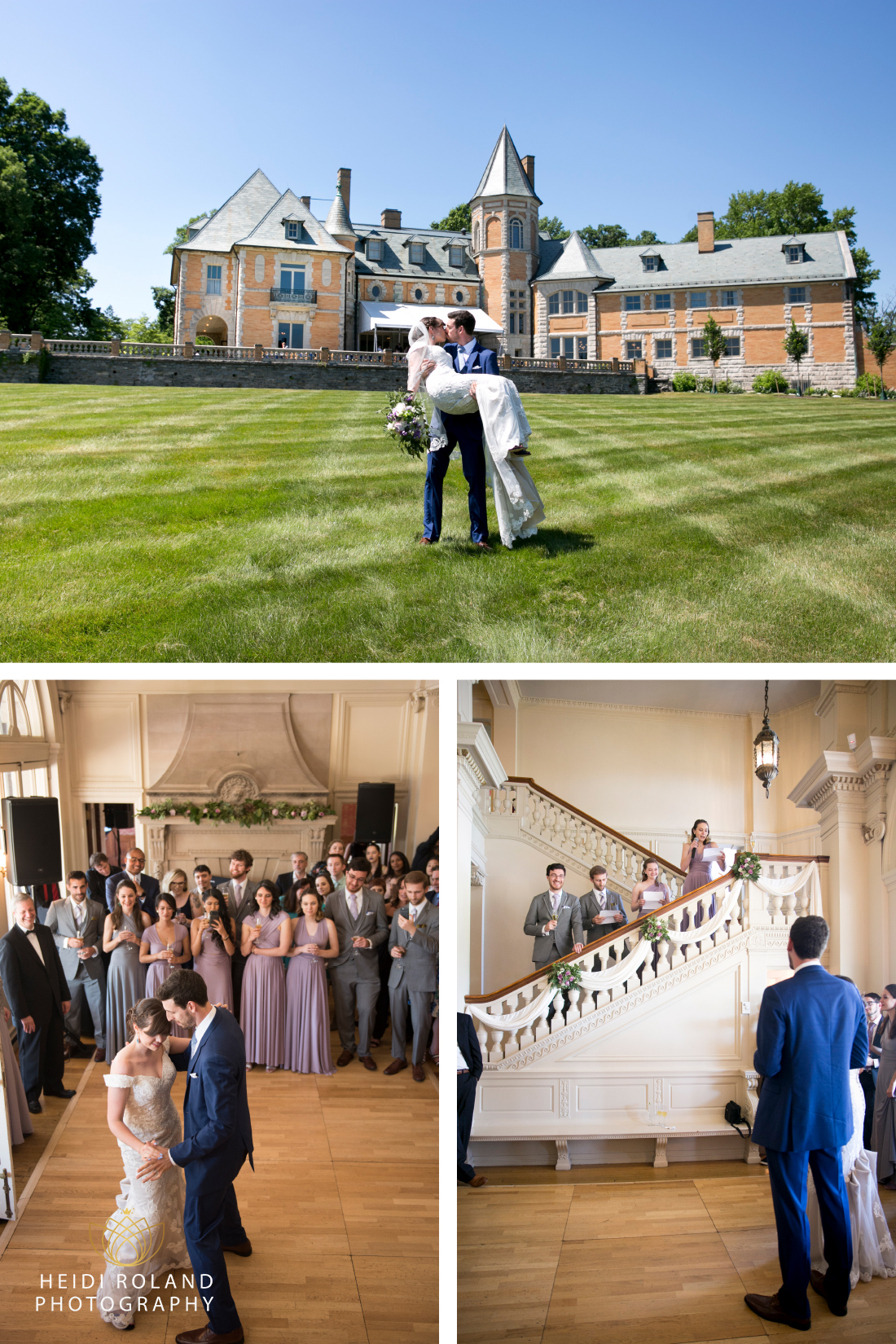 dance and wedding speeches at Cairnwood Estate