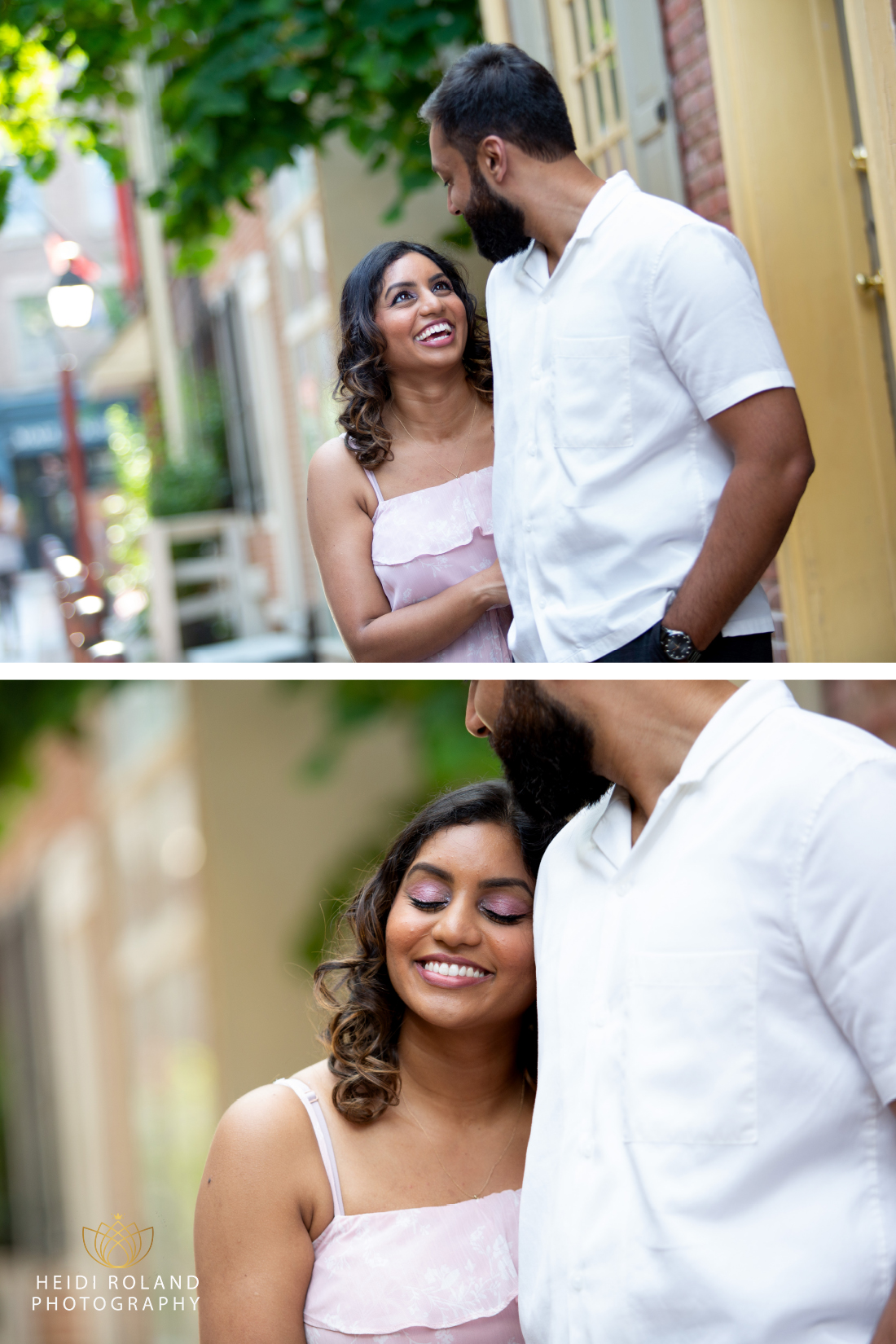 photos of newly engaged couple in Philly 