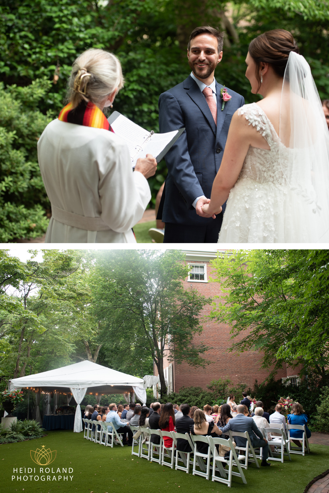 micro wedding ceremony hill-physick house Philly