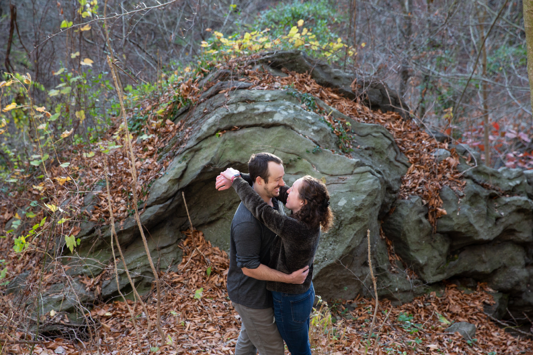 Engaged couple photo session by Heidi Roland Photography in Philadelphia