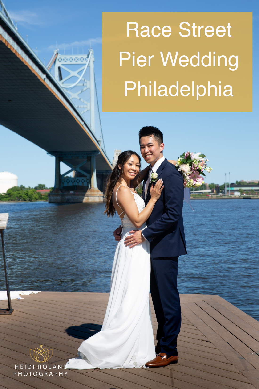 Race Street Pier Micro wedding in Philadelphia by Heidi Roland Photography