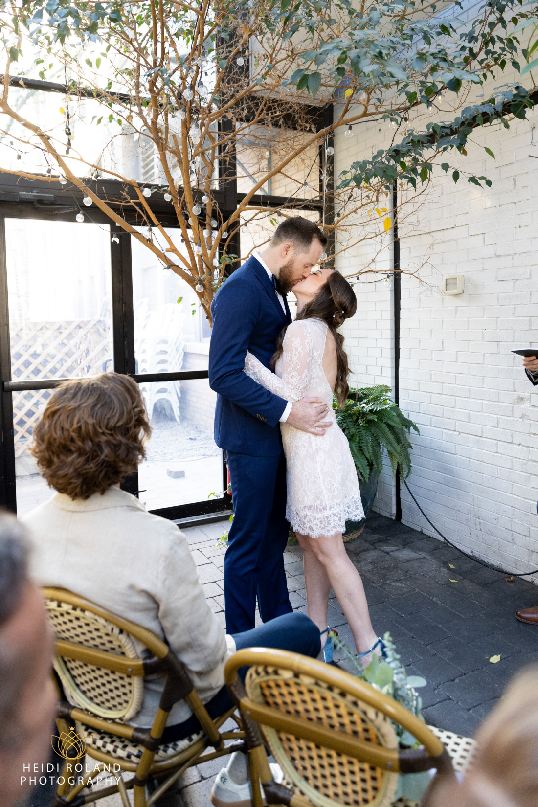 First kiss Restaurant Wedding Philadelphia