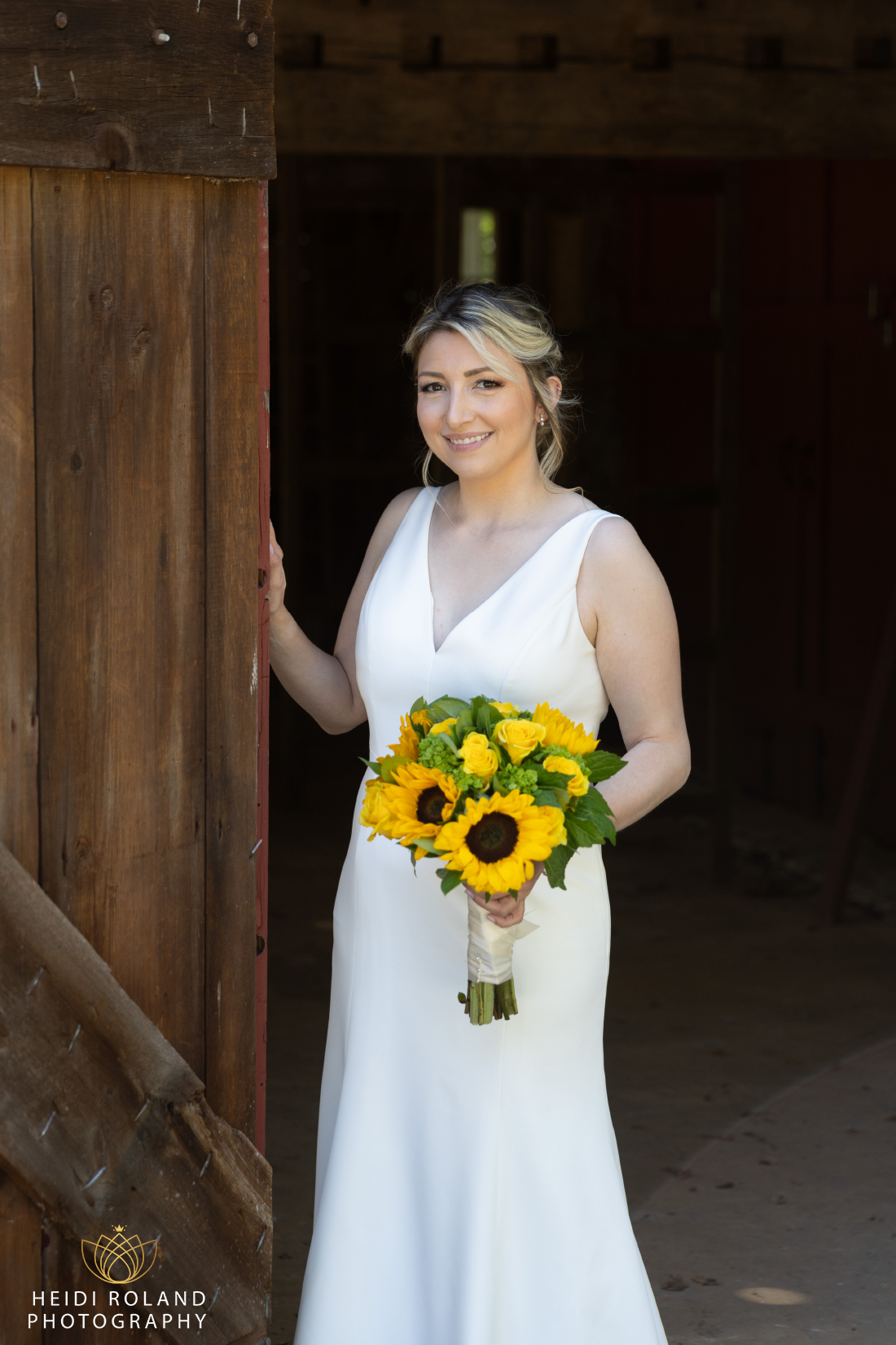 Bride in the Barn at Glencairn Princeton NJ