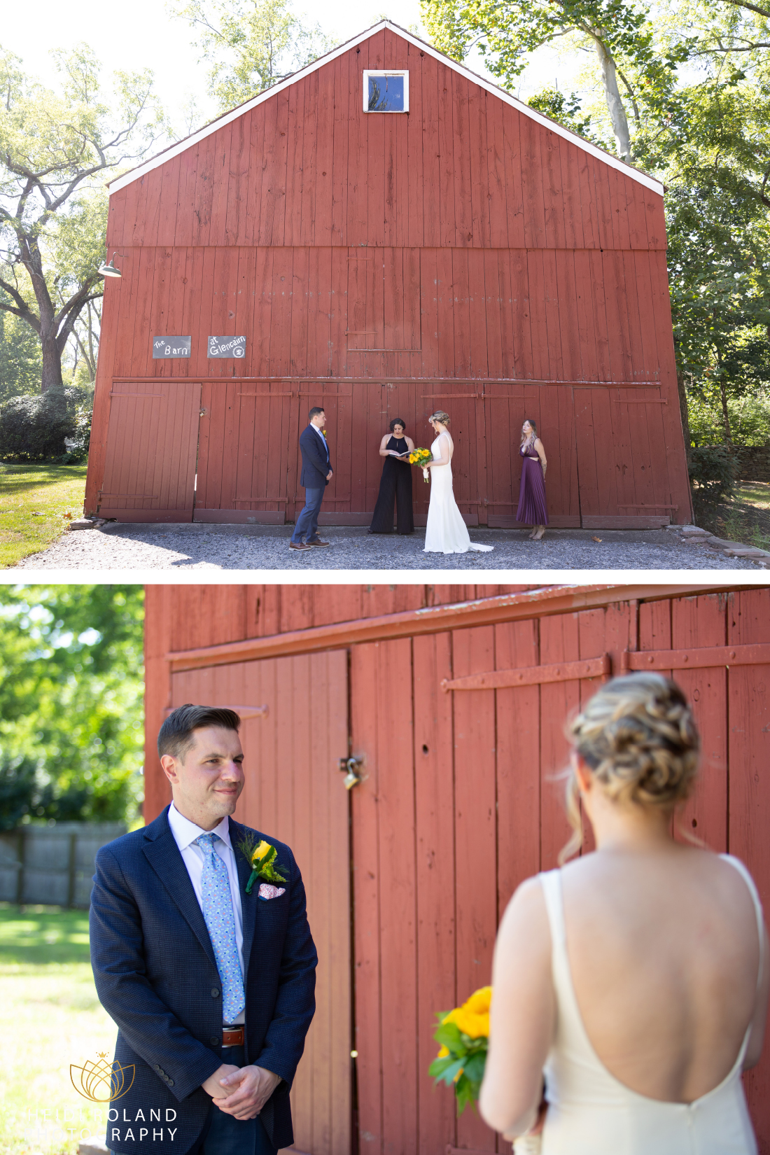 Wedding ceremony at The Inn at Glencairn Princeton NJ