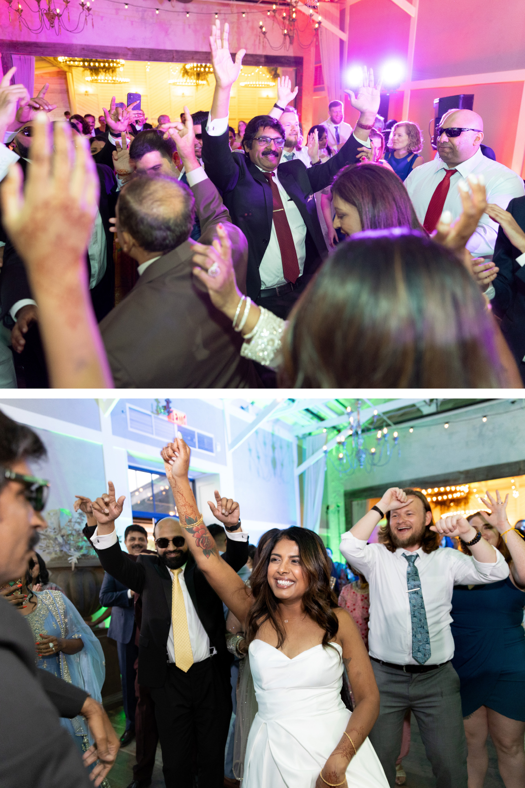 bride dancing at Terrain Gardens at Delval
