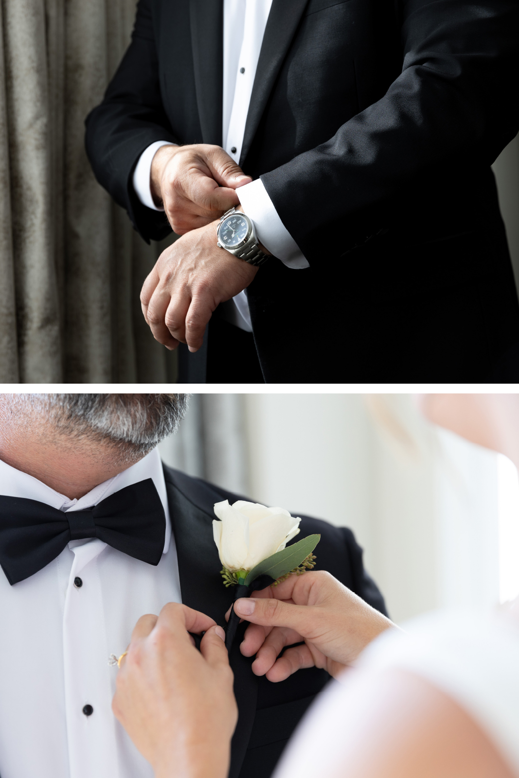groom wedding details at Ritz Carlton Philadelphia