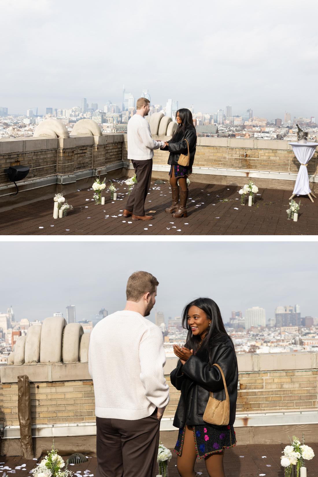 Bok Building rooftop engagement