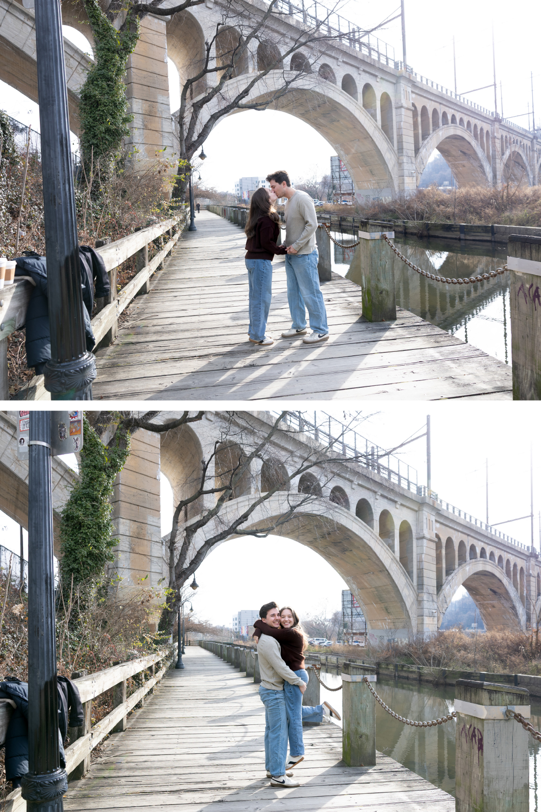 Engagement photos by Philadelphia proposal photographer Heidi Roland