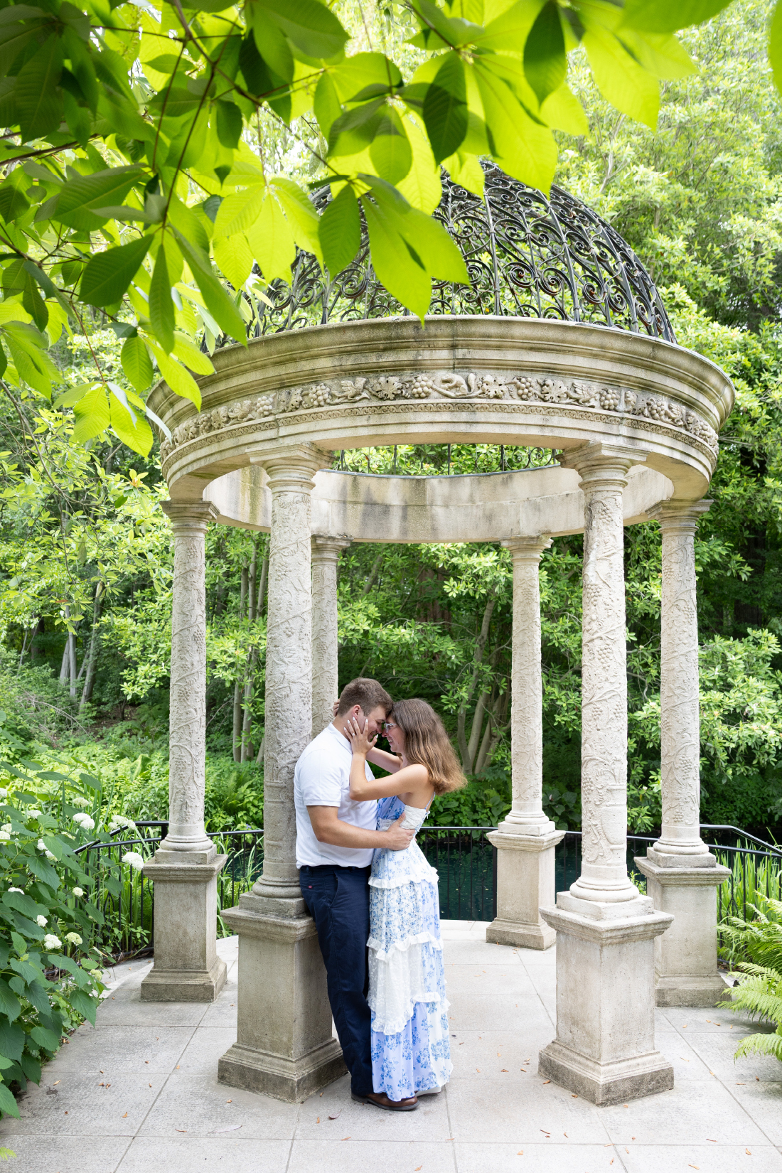 summer proposal photos at Longwood