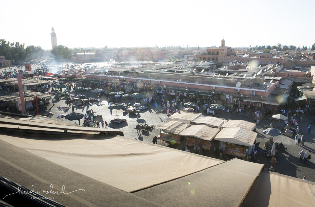 Jemaa el-Fnaa square, food tour Marrakech Morocco