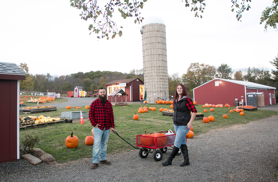 Farm Engagement Session, Hellerick's Family Farm, Pumpkin patch portraits