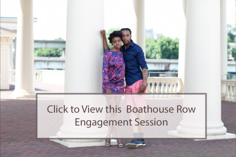 Boathouse Row Engagement photos in Philadelphia pa